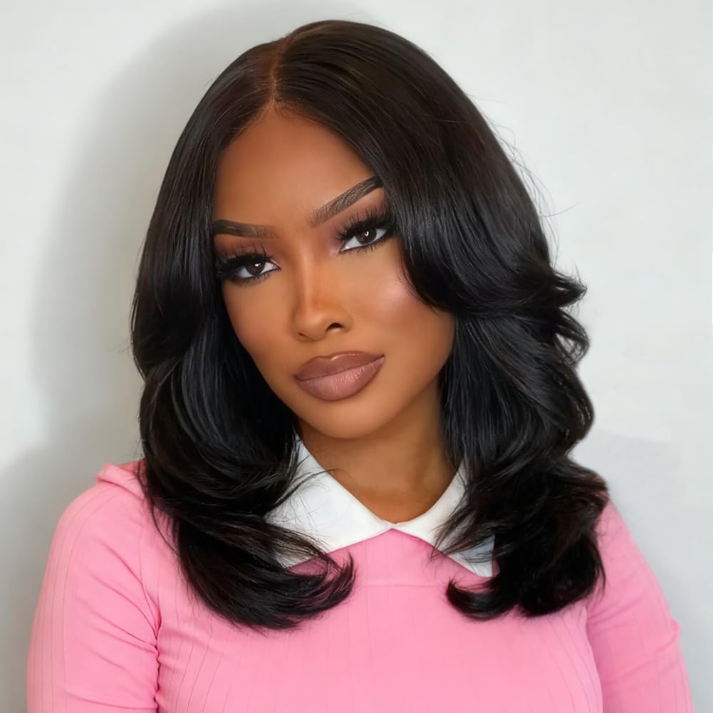 The Douyin Divine | 13x4 HD Lace Body Wave Bob Natural Pre-plucked Hairline Close-up