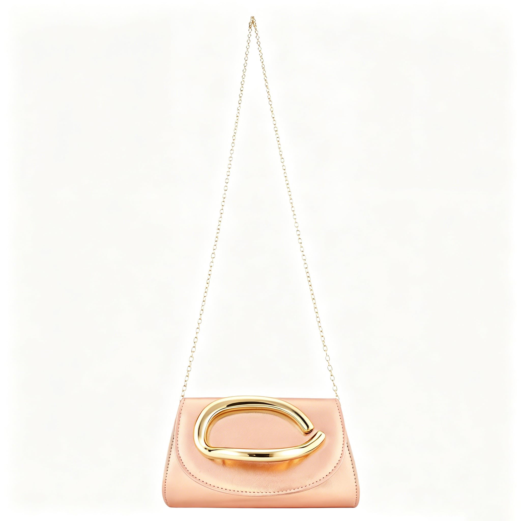 YYW Clutch Purse for Women Leather Purse Handbags with Chain Crossbody Bag Evening Bag for Wedding Party Prom Bridal