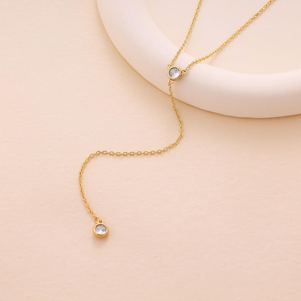 Gold Necklace for Women, Dainty Gold Long Necklaces 14k Gold Plated Prom Lariat Necklace Cute Choker Necklaces for Women Trendy Stuff Fashion Costume Gold Accessories Christmas Jewelry Gifts