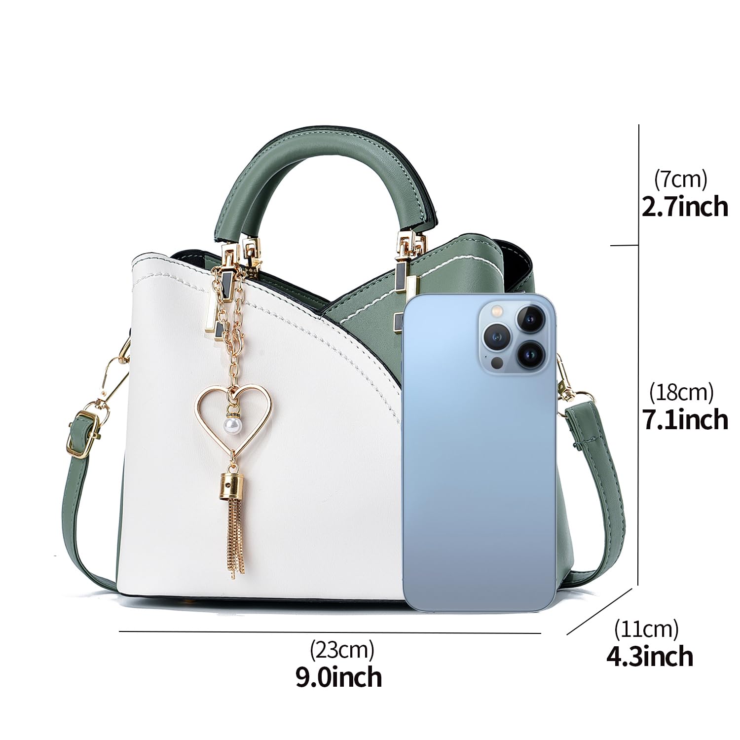 Xiaoyu Small Purses and Handbags for Women Fashion Crossbody Bag Lightweight Shoulder Bag Top Handle Satchel Purse