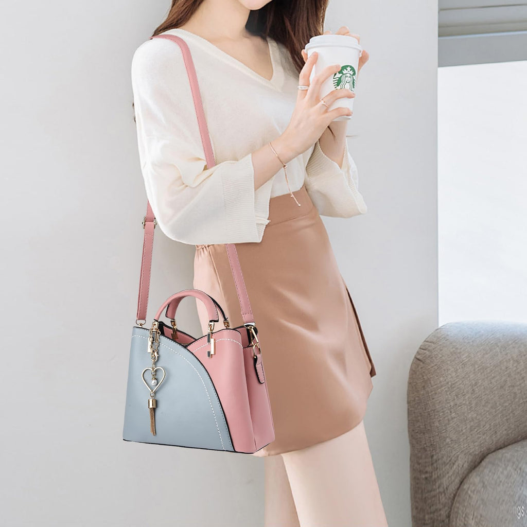 Xiaoyu Small Purses and Handbags for Women Fashion Crossbody Bag Lightweight Shoulder Bag Top Handle Satchel Purse