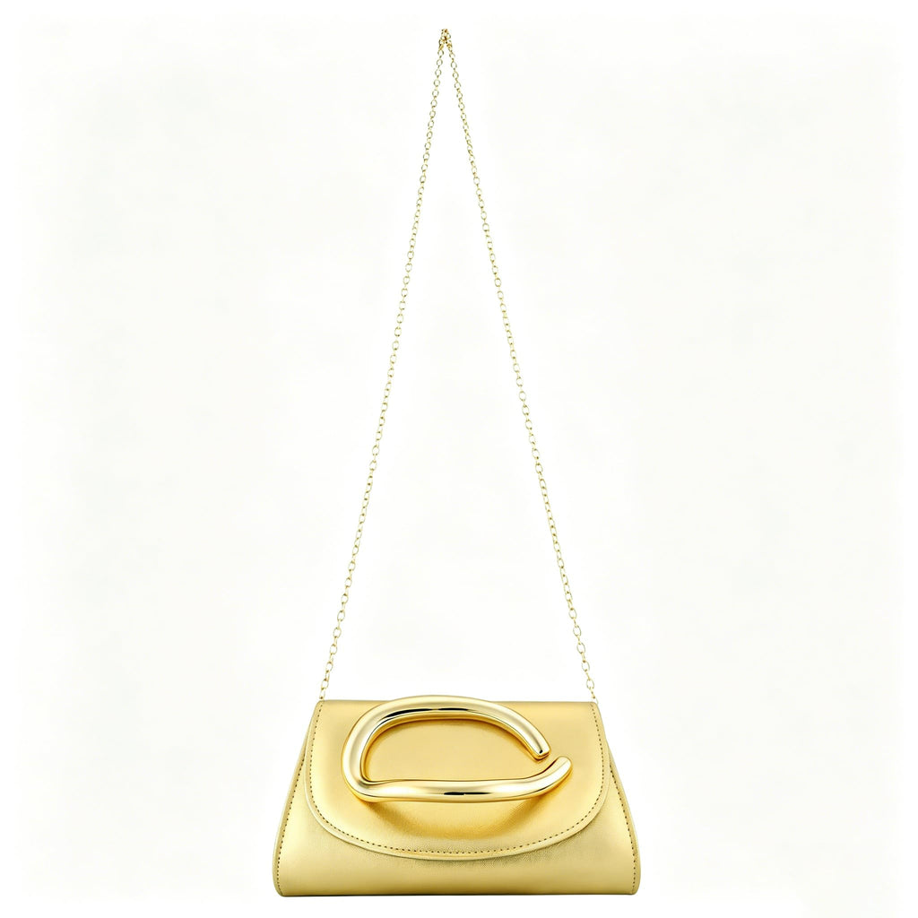 YYW Clutch Purse for Women Leather Purse Handbags with Chain Crossbody Bag Evening Bag for Wedding Party Prom Bridal