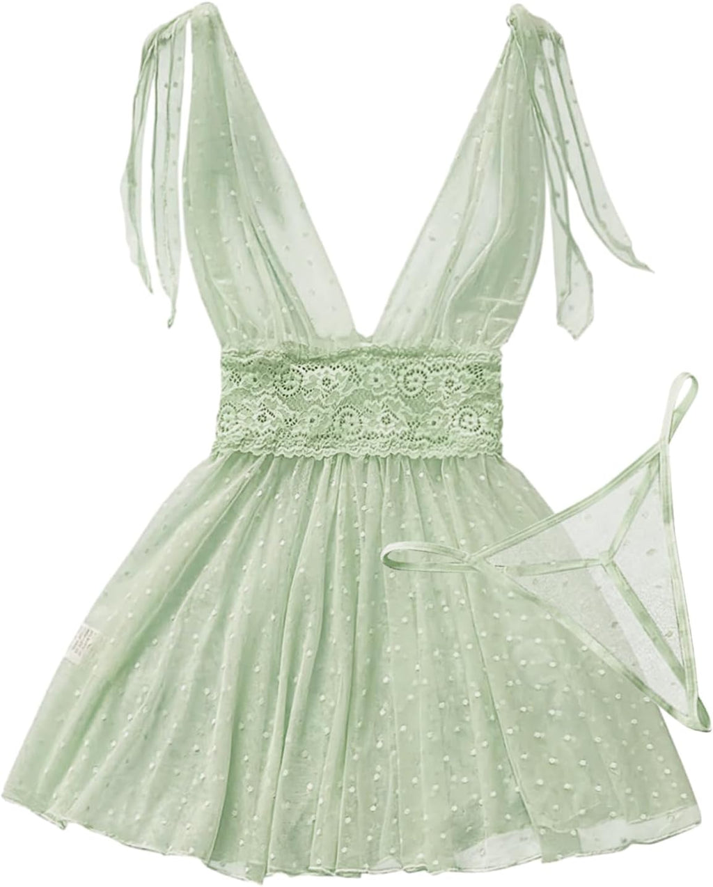 The Sultry Allure | Exotic Mesh Babydoll