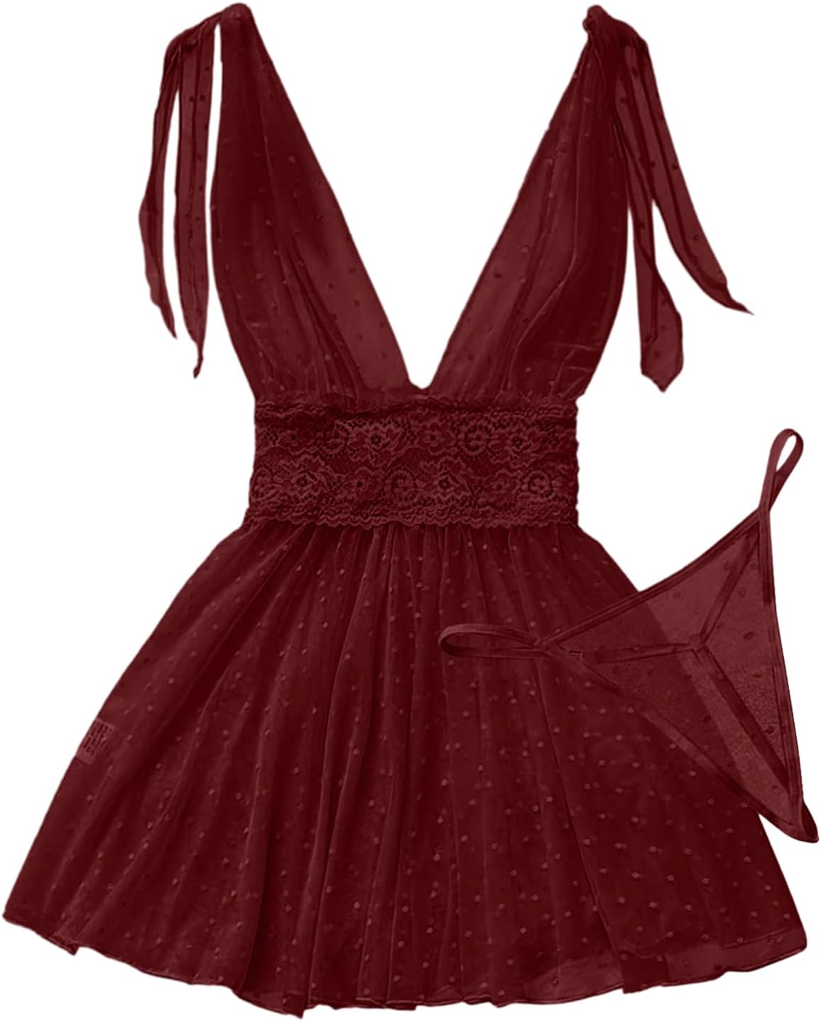 The Sultry Allure | Exotic Mesh Babydoll