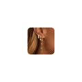 NECOCY 14K Gold Plated Chain Earrings for Women 3/4 Pairs Dangle Dainty Stack Hoop Earrings Set Trendy Cubic Zirconia Stud Earrings for Women Jewelry