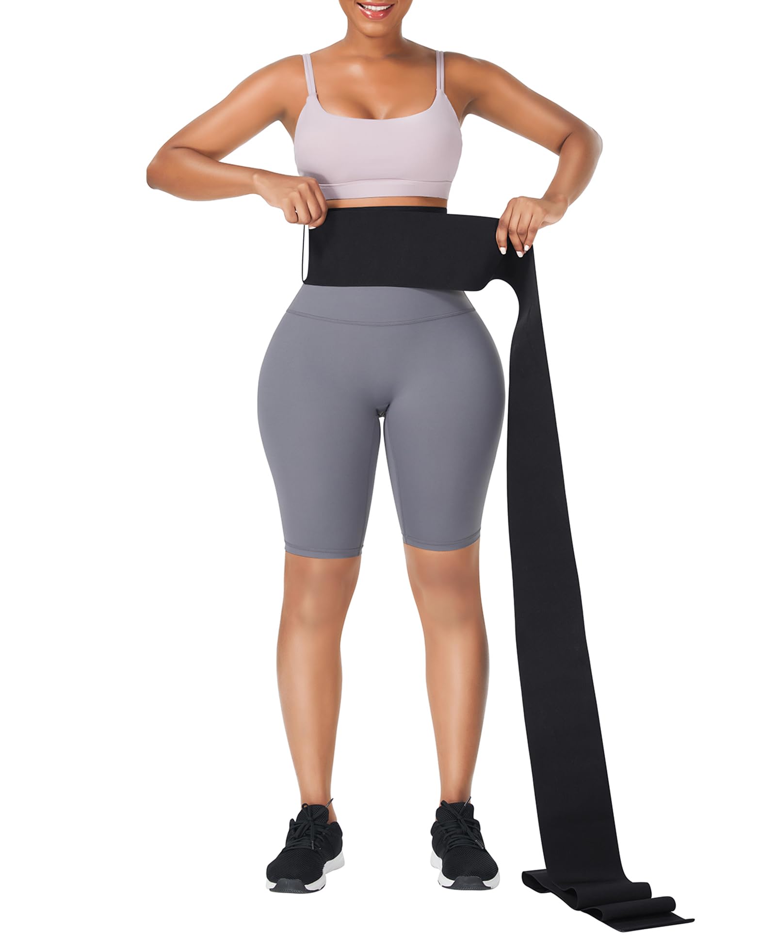 The Hourglass Wrap | Seamless Adjustable Waist Snatcher Invisible Under Clothing Shot
