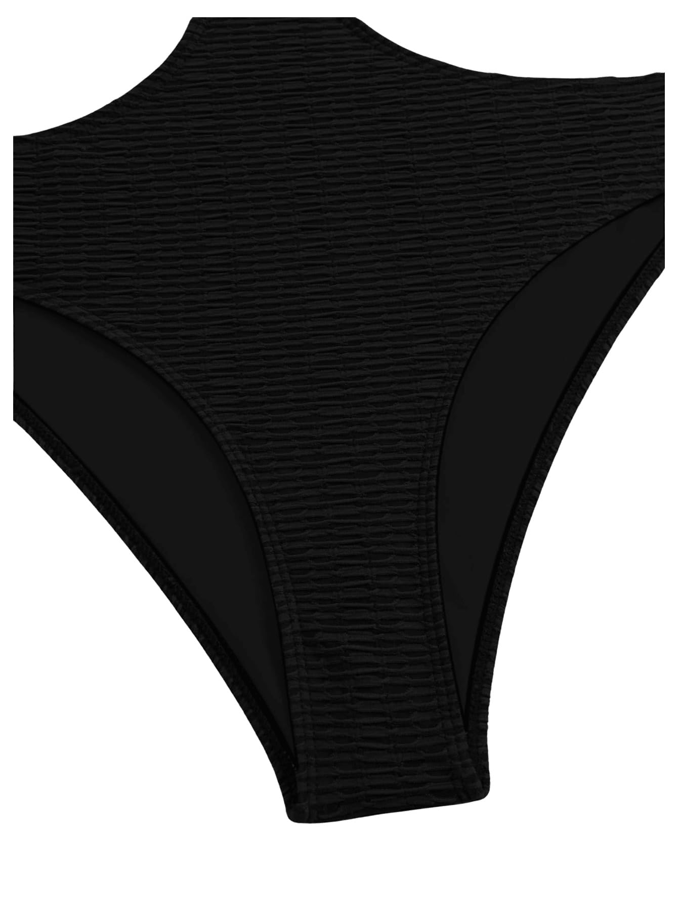 OYOANGLE Women's Chain Linked Cut Out Halter One Piece Swimsuit Tummy Control Bathing Suit