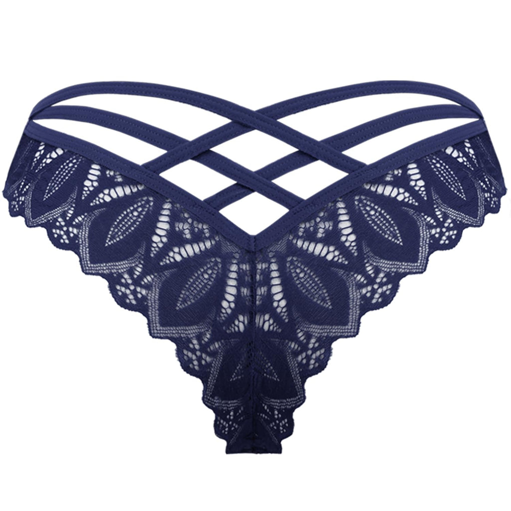The Criss-Cross Allure | Signature Lace Cheeky Panties