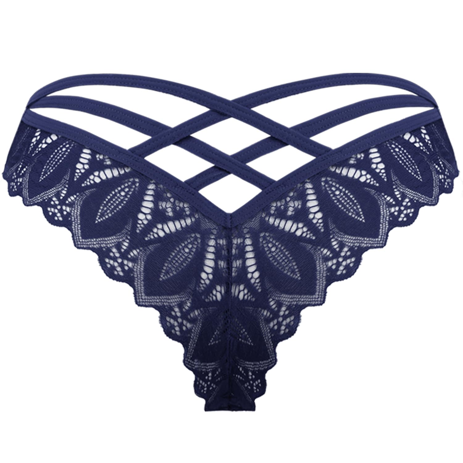 The Criss-Cross Allure | Signature Lace Cheeky Panties