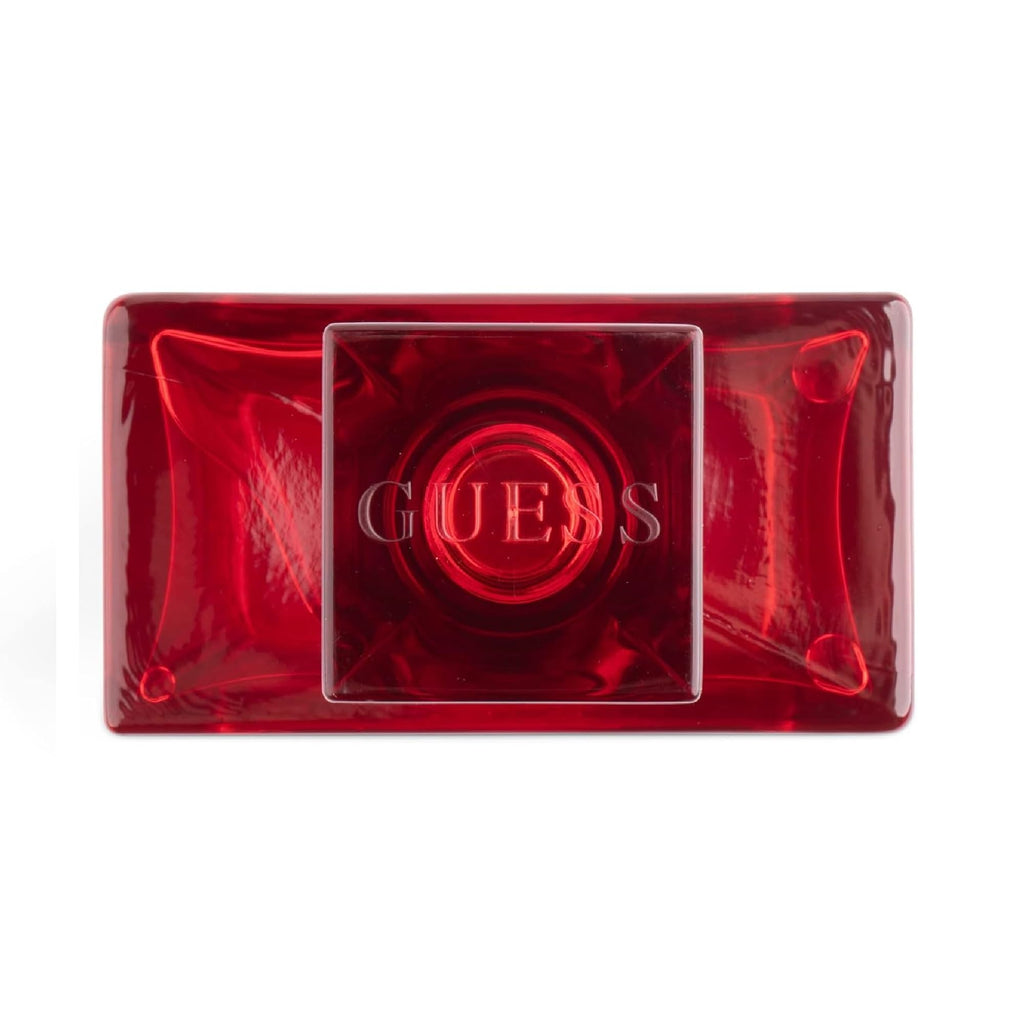 Guess Seductive Red | Eau de Toilette For Her Golden Atomizer and Cap Detail