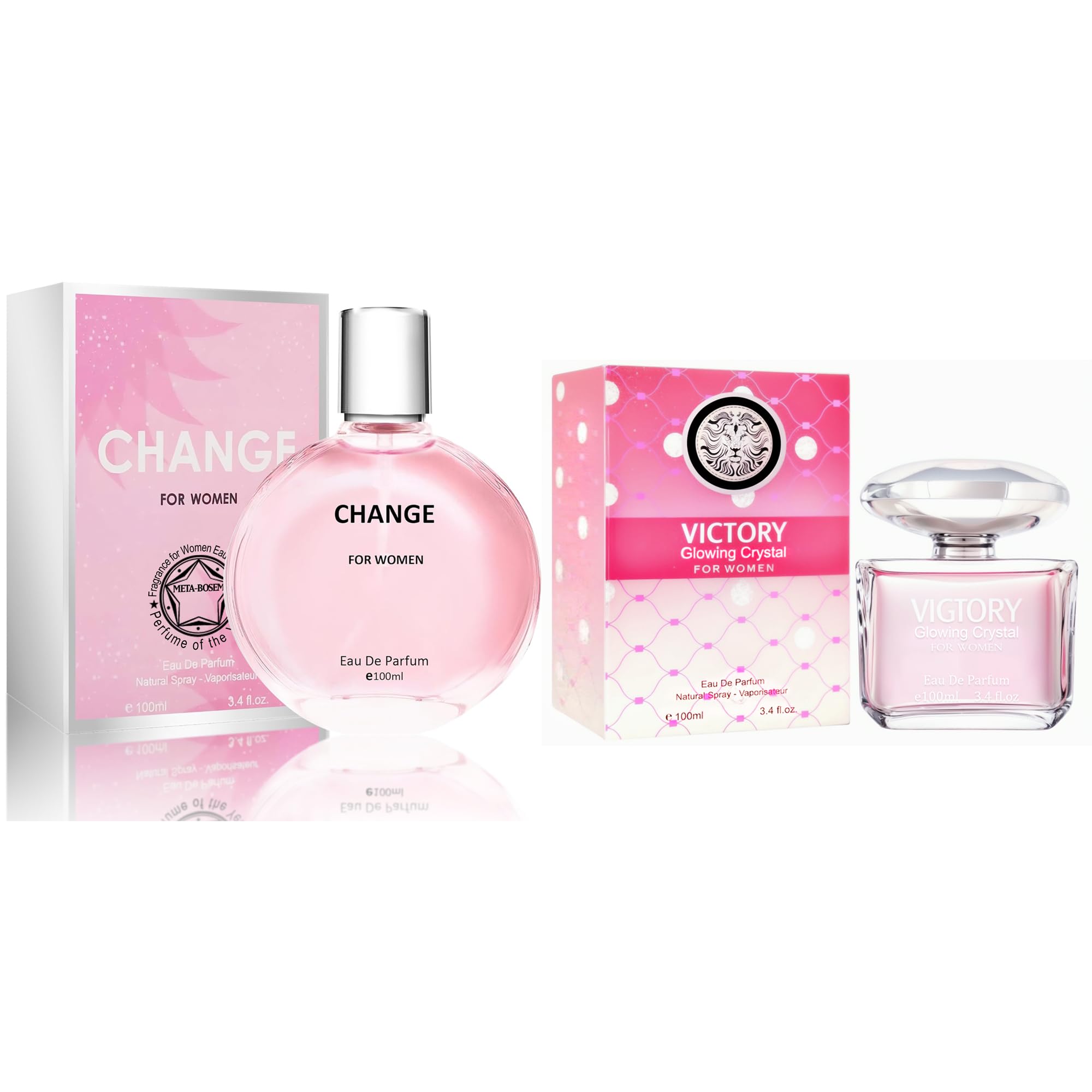 The Radiant Crystal Duo | 2-Piece Boutique Fragrance Set Long-Lasting Eau De Parfum Duo