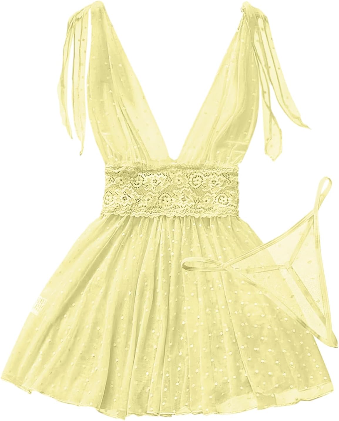 The Sultry Allure | Exotic Mesh Babydoll