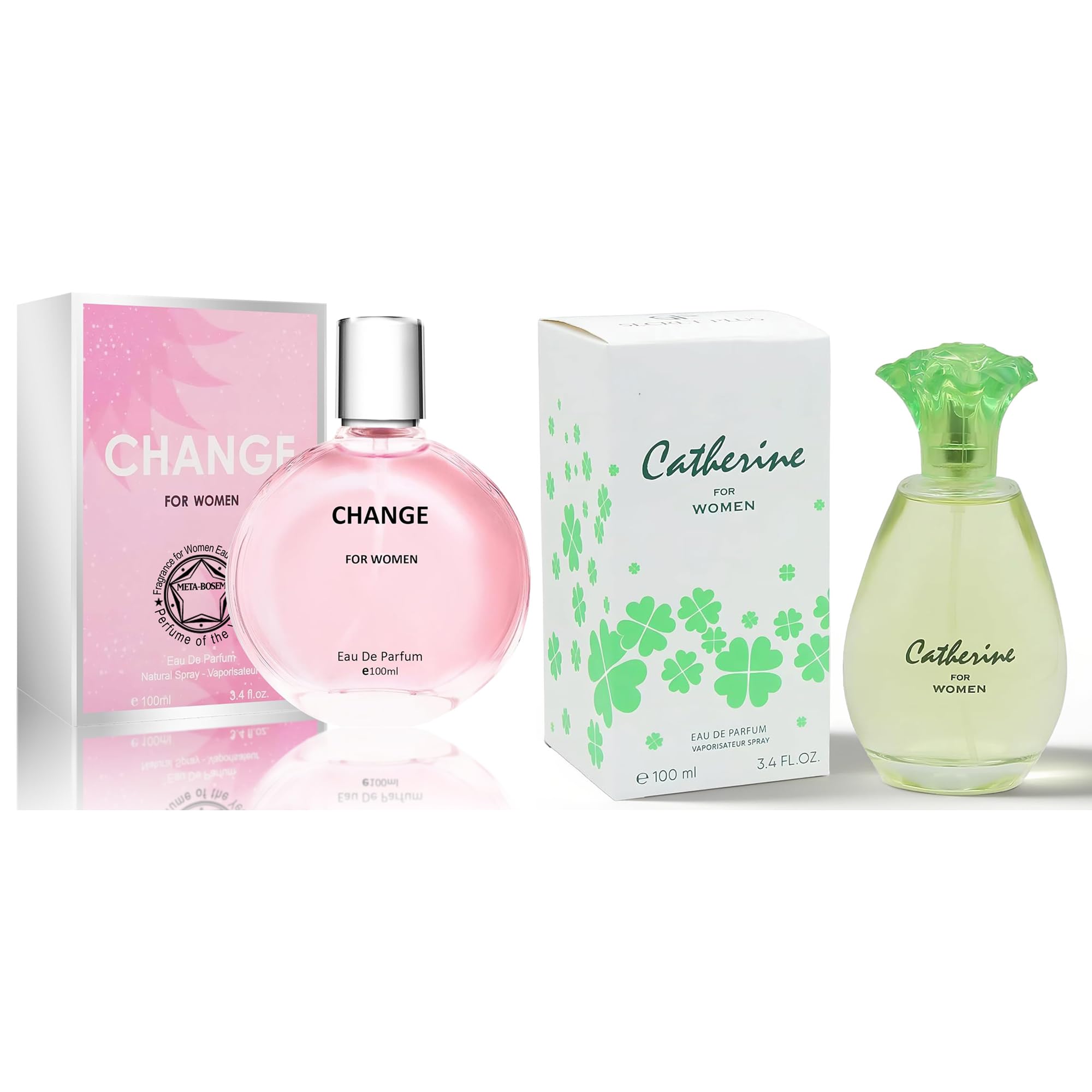 The Radiant Crystal Duo | 2-Piece Boutique Fragrance Set Model Holding the Fragrance Set

