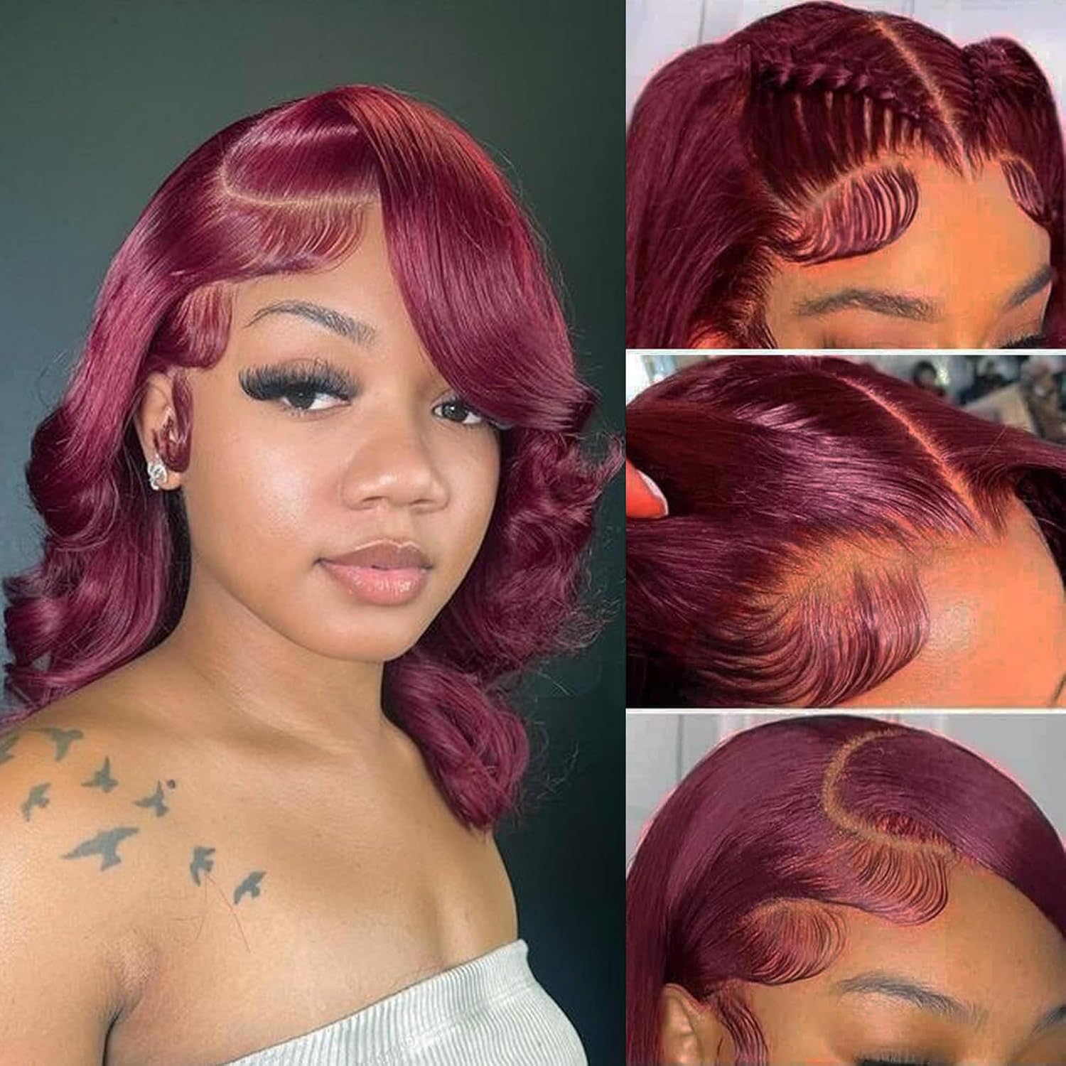 The Douyin Divine | 13x4 HD Lace Body Wave Bob Invisible Knots for Natural Scalp Look

