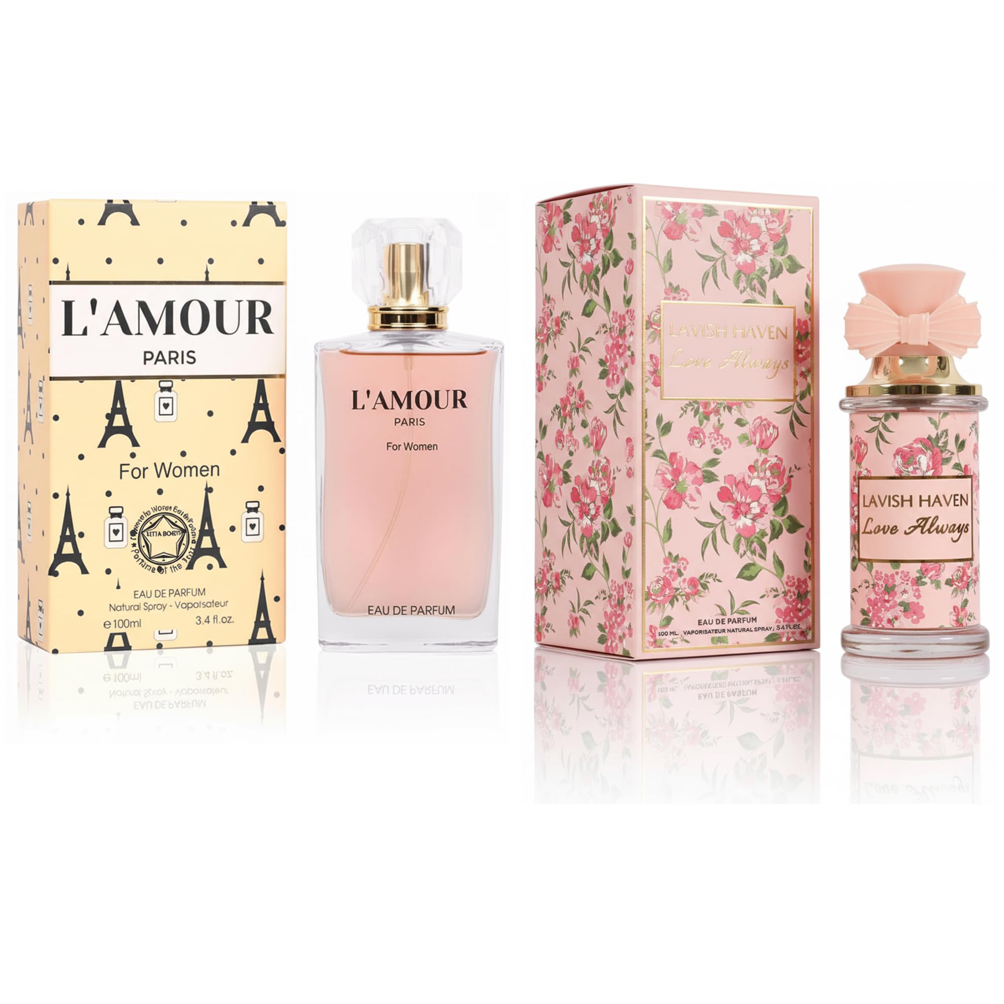 The Radiant Crystal Duo | 2-Piece Boutique Fragrance Set Signature Seductress Beauty Gift Box

