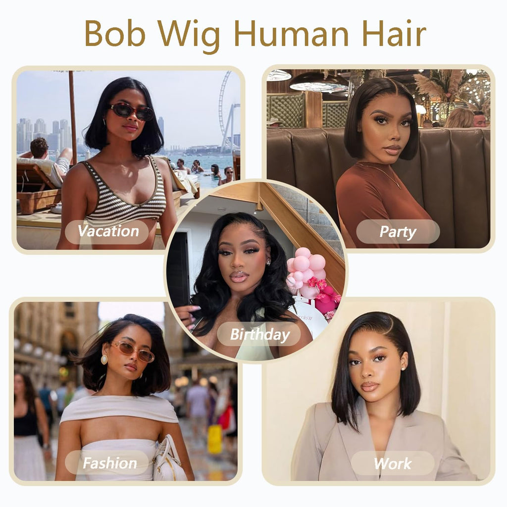 The Sleek Sultress | 180% Density HD Lace Bob