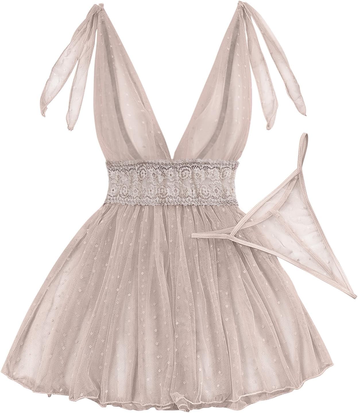 The Sultry Allure | Exotic Mesh Babydoll Flattering Cut for All Body Types

