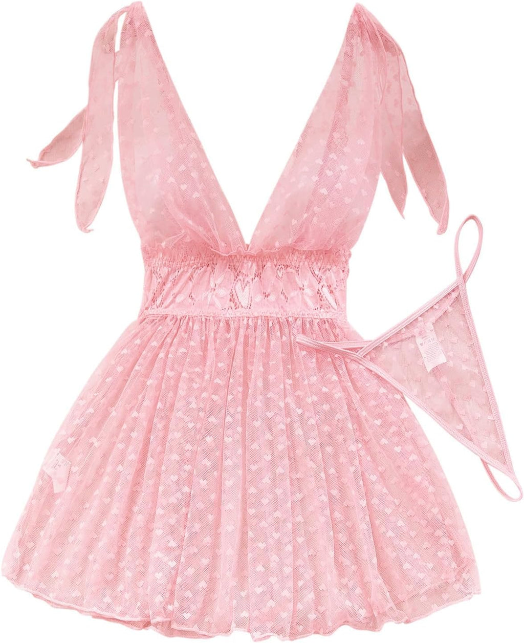 The Sultry Allure | Exotic Mesh Babydoll