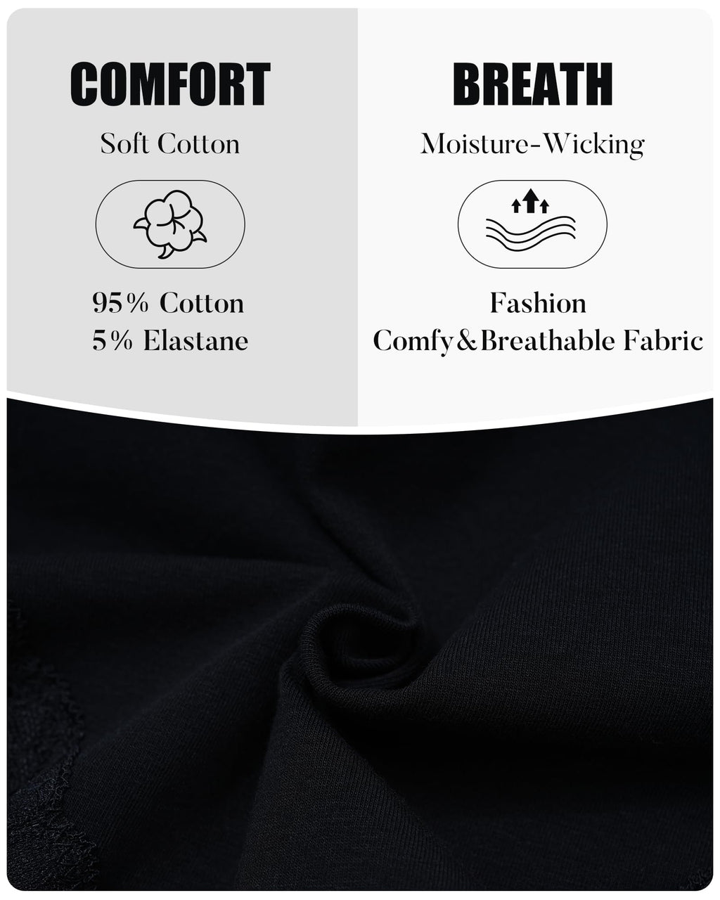 The Everyday Elegance | 6-Piece Cotton &amp; Lace Set