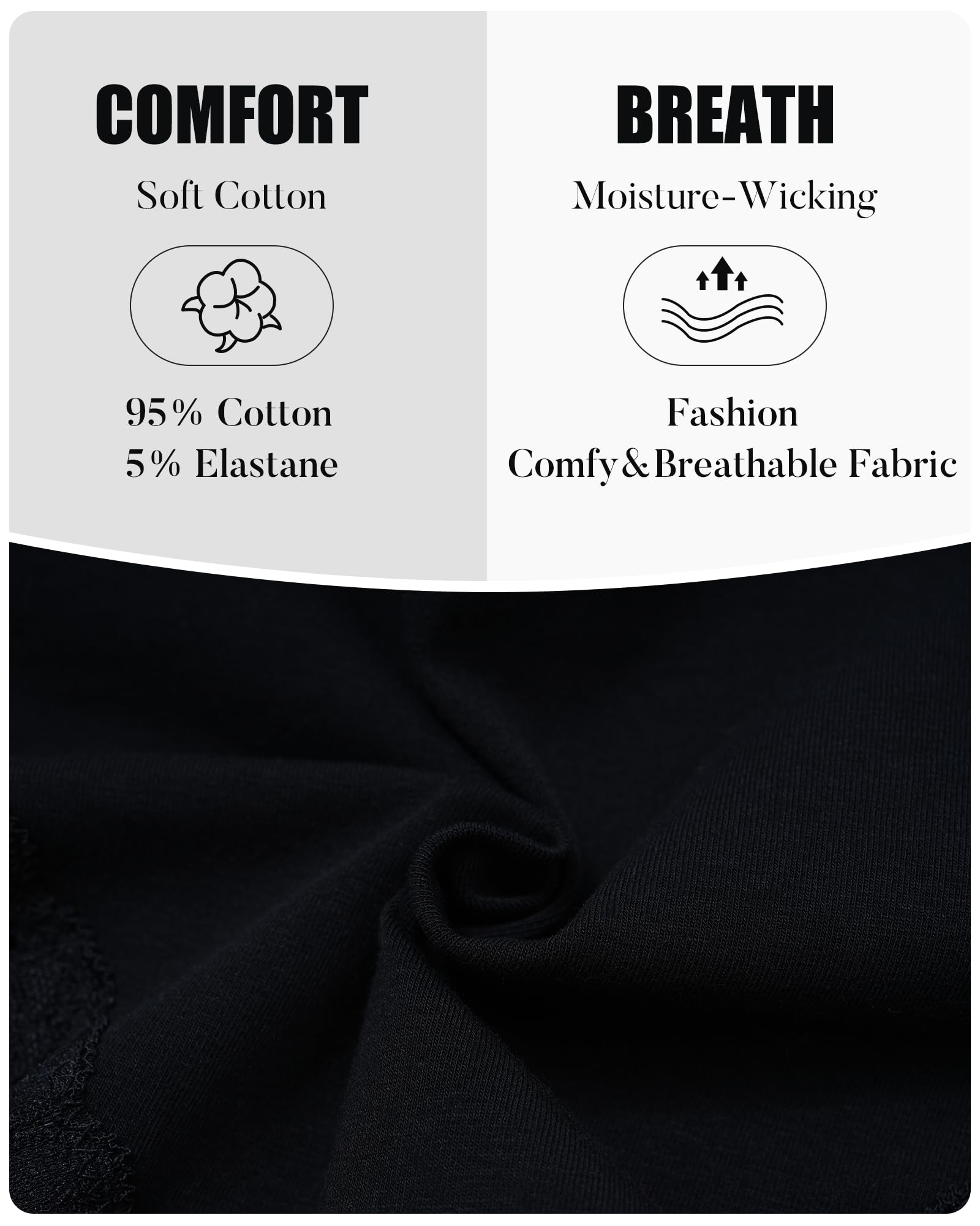 The Everyday Elegance | 6-Piece Cotton &amp; Lace Set