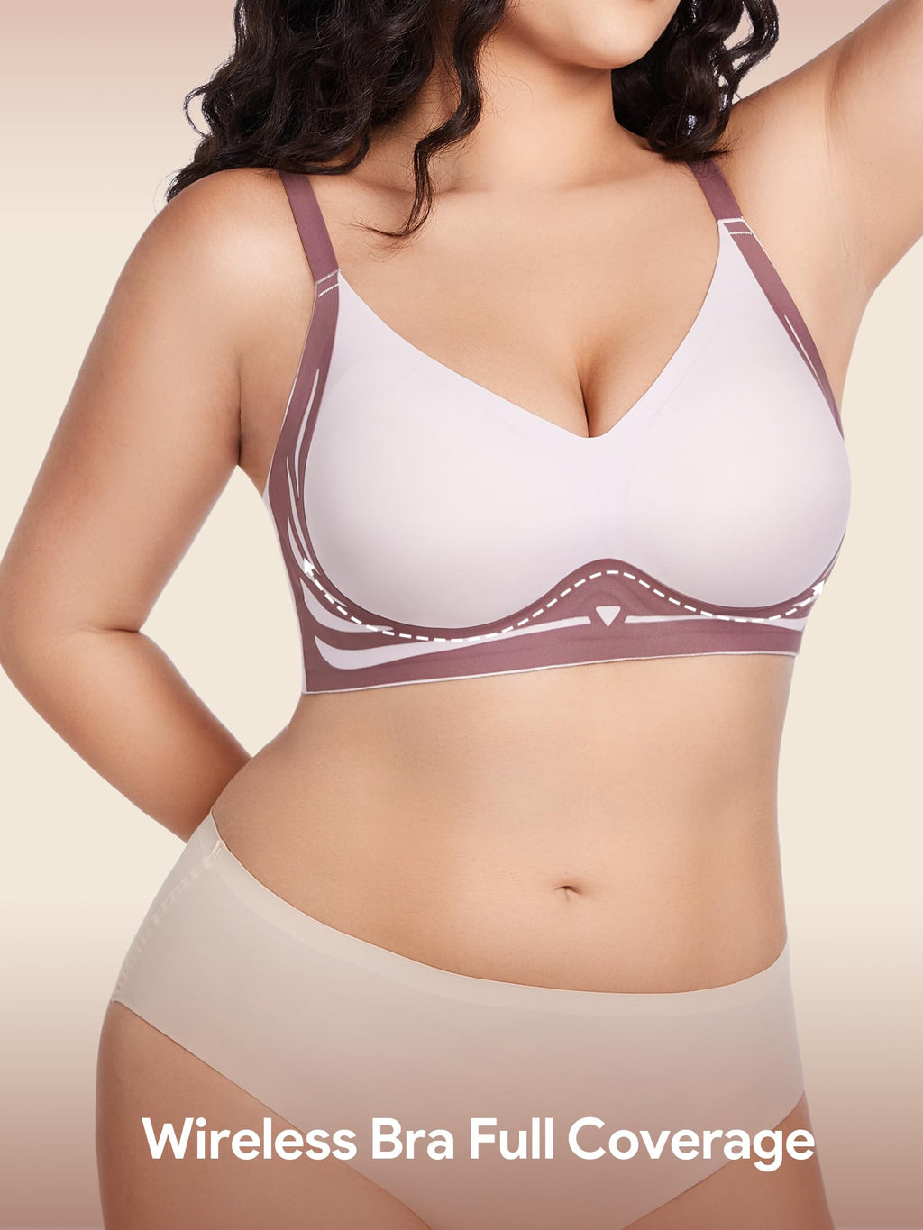 HBselect Jelly Bras for Women No Underwire Comfort Wireless Push Up Bras Seamless Tshirt Bralettes for Women