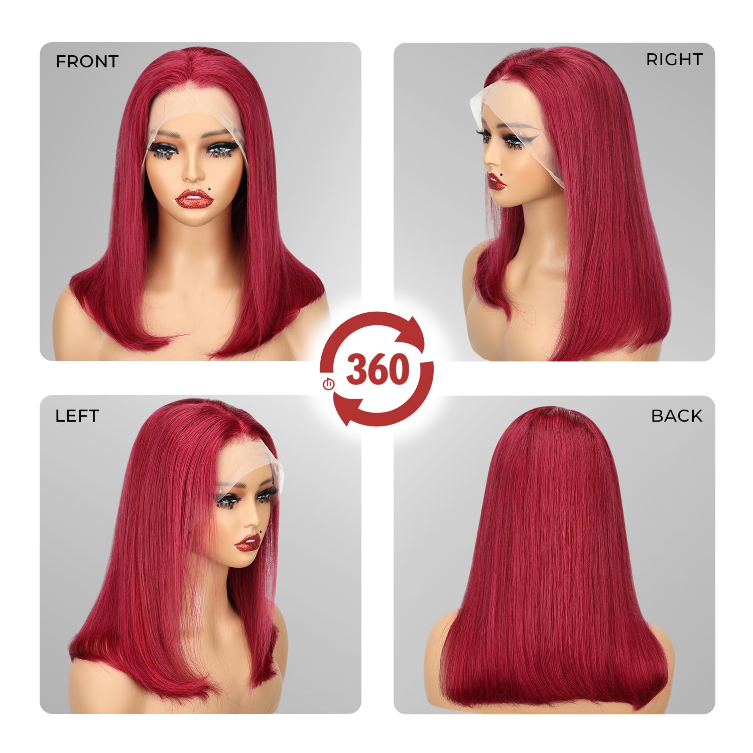 The Sleek Sultress | 180% Density HD Lace Bob