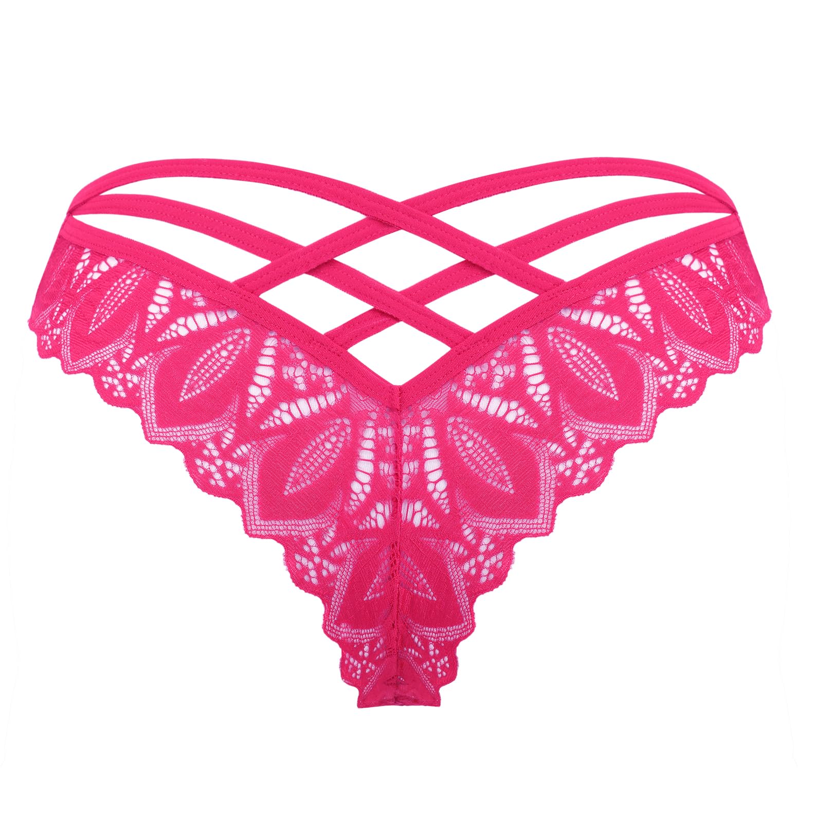 The Criss-Cross Allure | Signature Lace Cheeky Panties