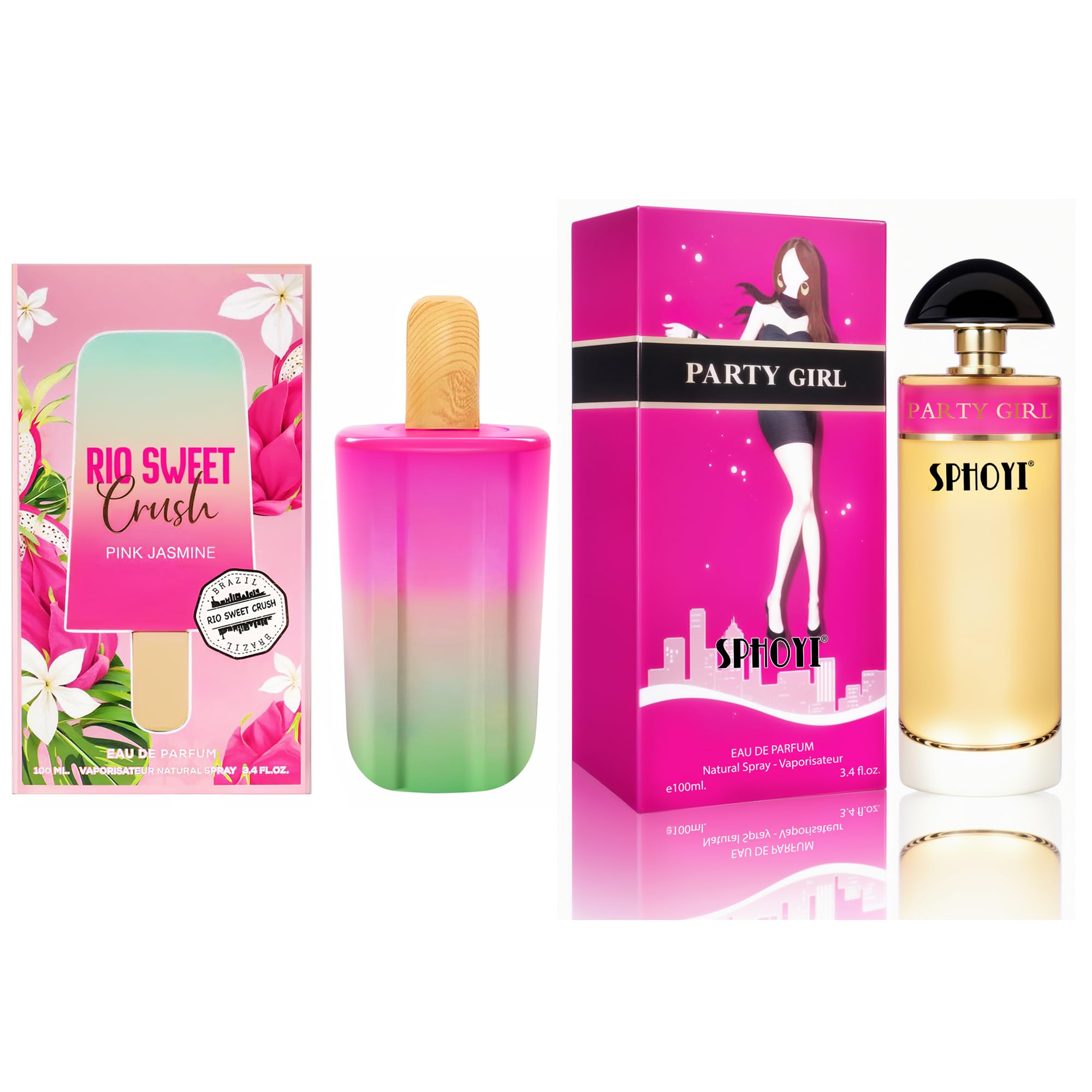 The Radiant Crystal Duo | 2-Piece Boutique Fragrance Set Crystal-Cut Glass Bottle Detail

