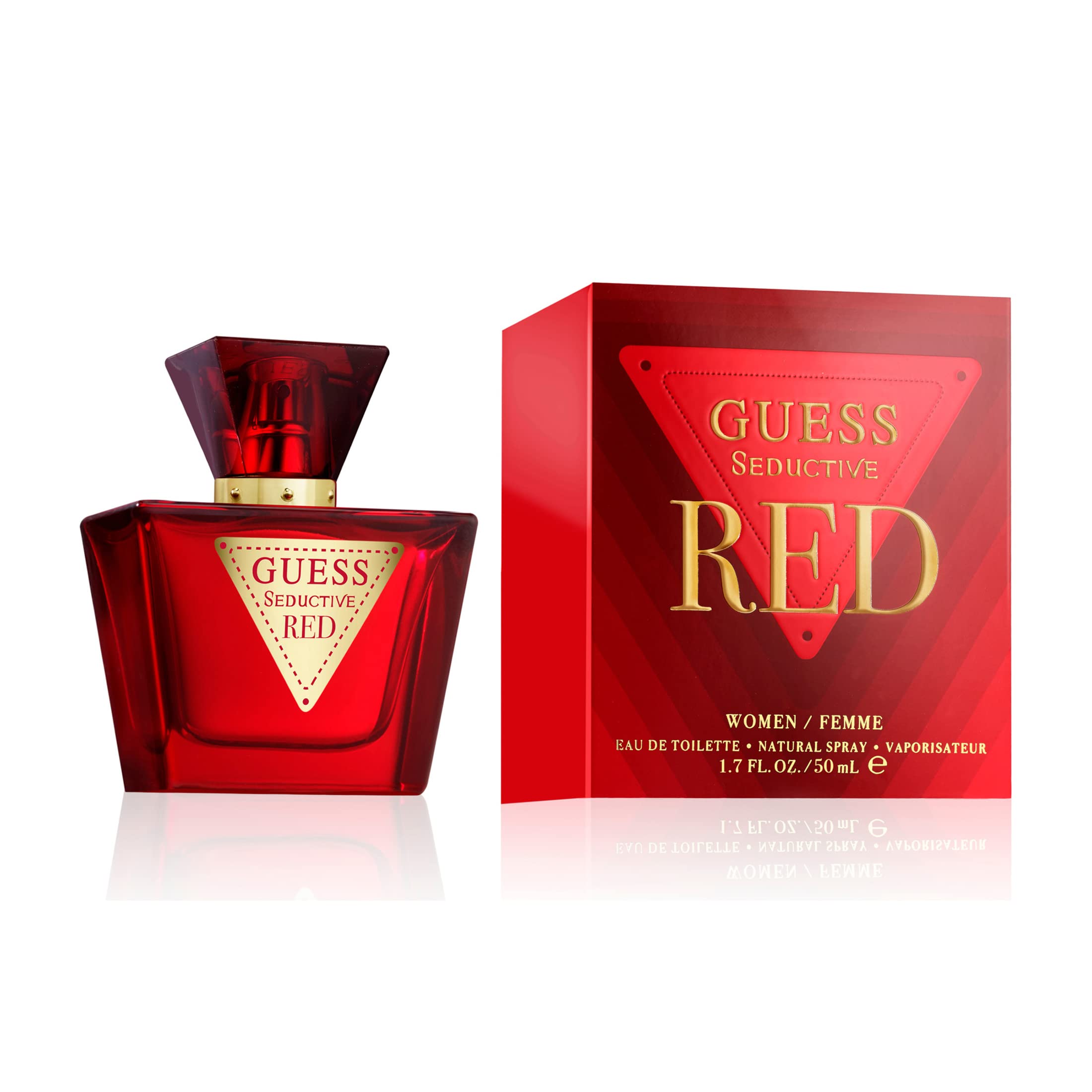 Guess Seductive Red | Eau de Toilette For Her Main Bold Red Bottle View