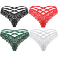 The Criss-Cross Allure | Signature Lace Cheeky Panties