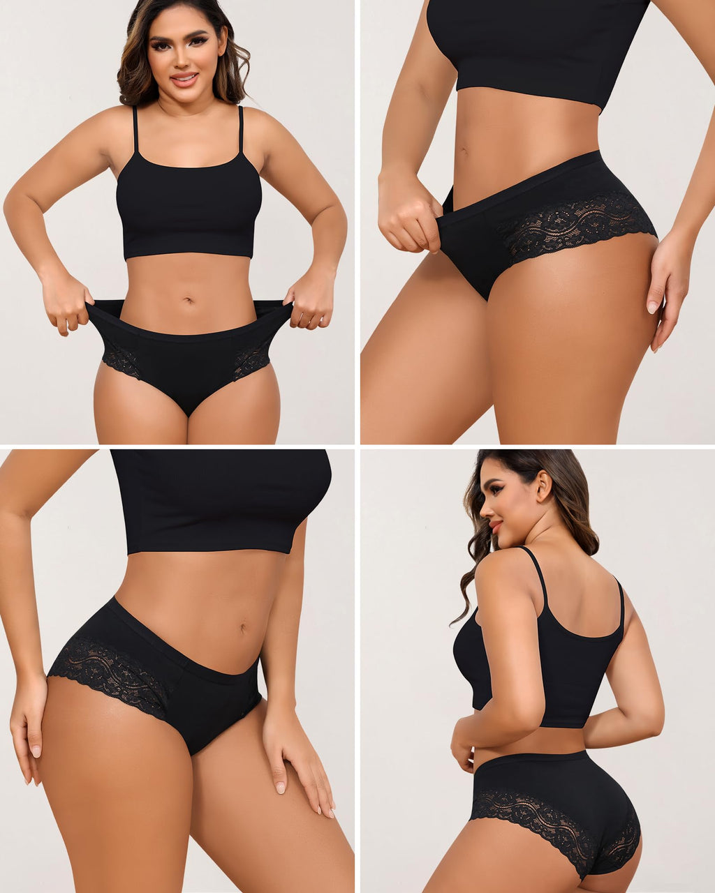 The Everyday Elegance | 6-Piece Cotton &amp; Lace Set