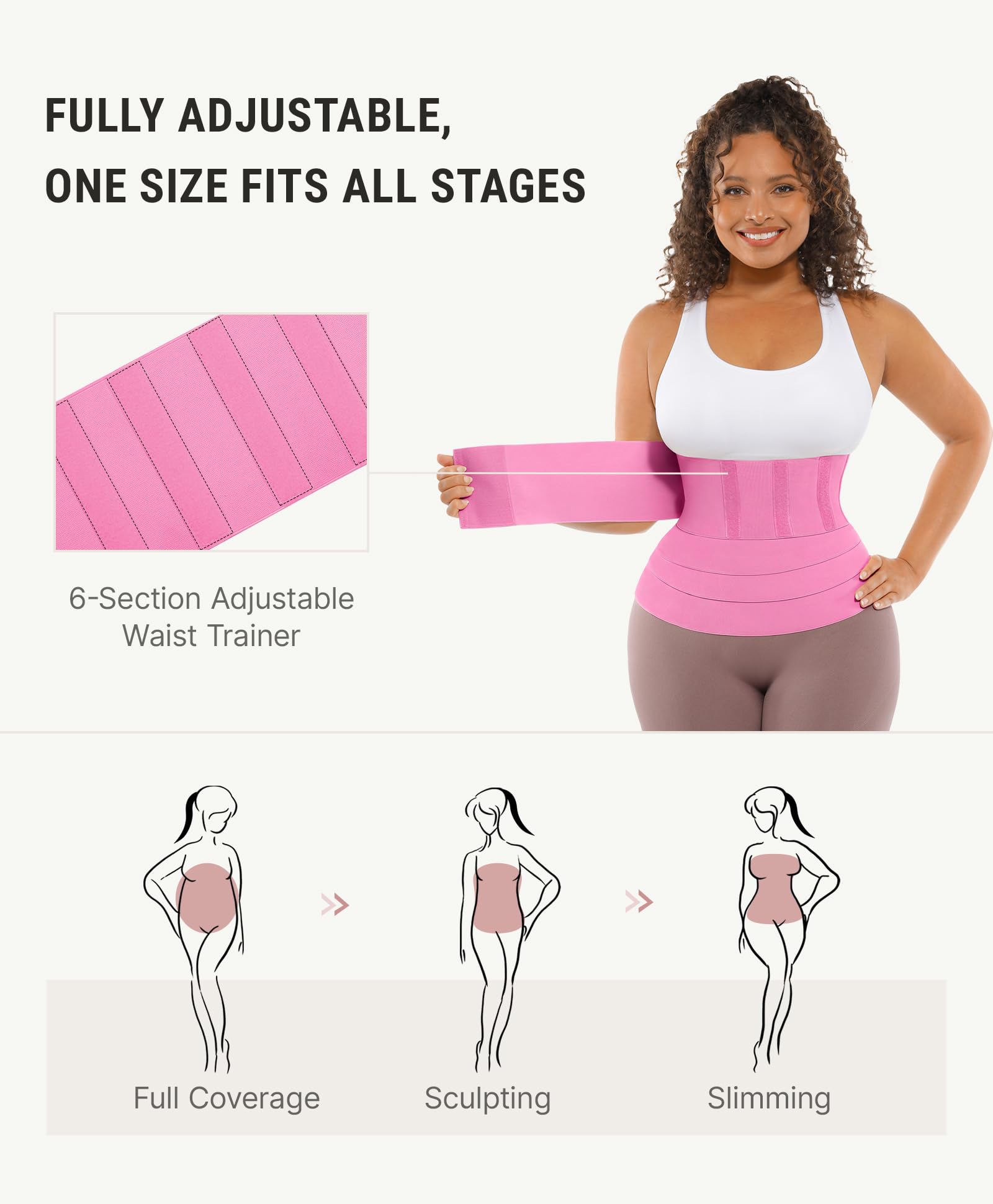 The Hourglass Wrap | Seamless Adjustable Waist Snatcher
