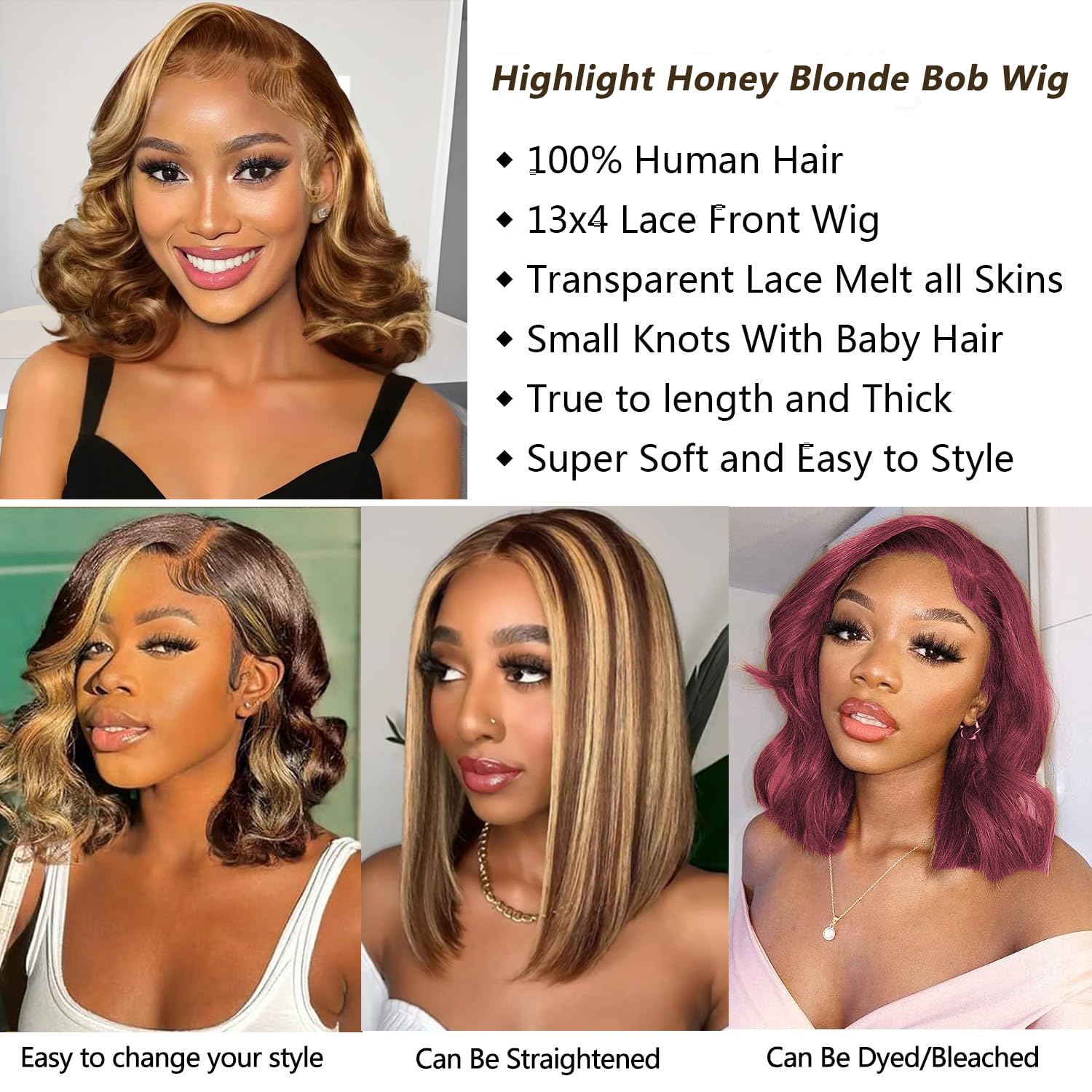 The Douyin Divine | 13x4 HD Lace Body Wave Bob High-Quality Cuticle Aligned Hair


