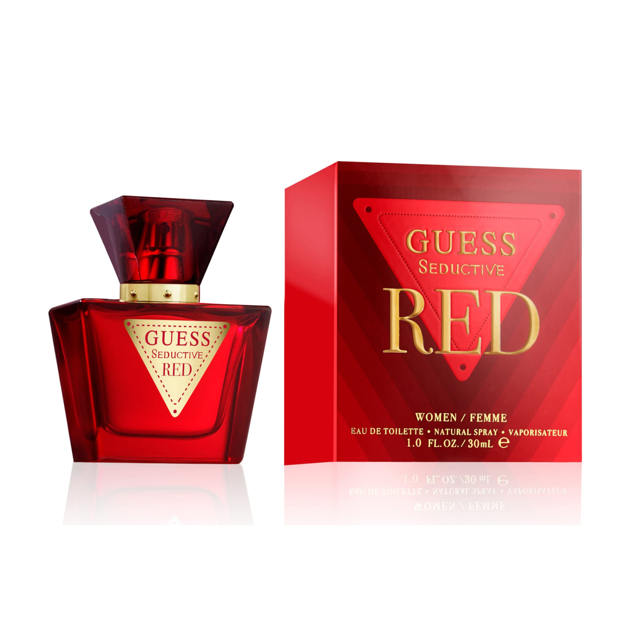 Guess Seductive Red | Eau de Toilette For Her Iconic Guess Logo on Bottle