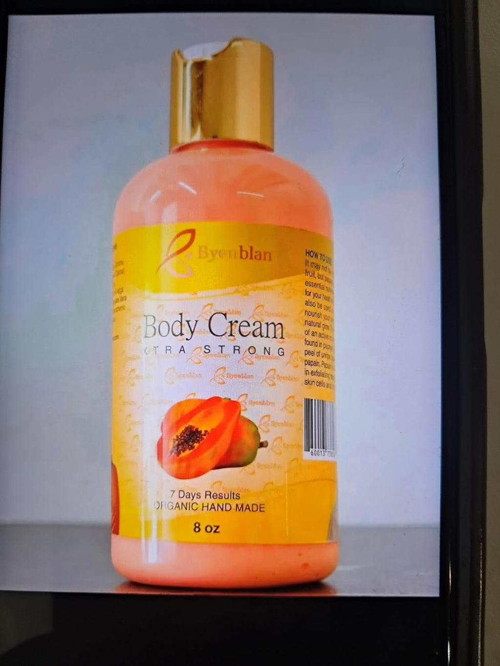 Papaya cream Body 8 fl. oz.