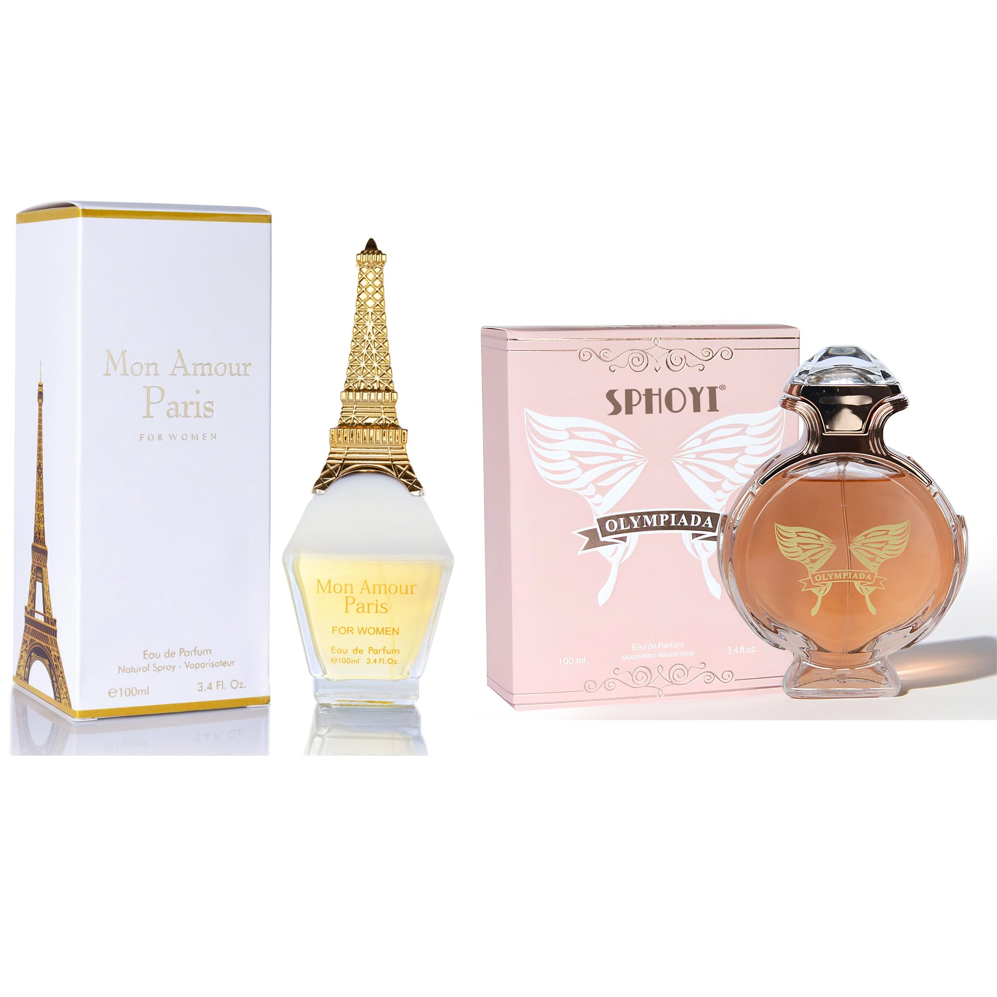 The Radiant Crystal Duo | 2-Piece Boutique Fragrance Set Elegant Vanity Decor Presentation

