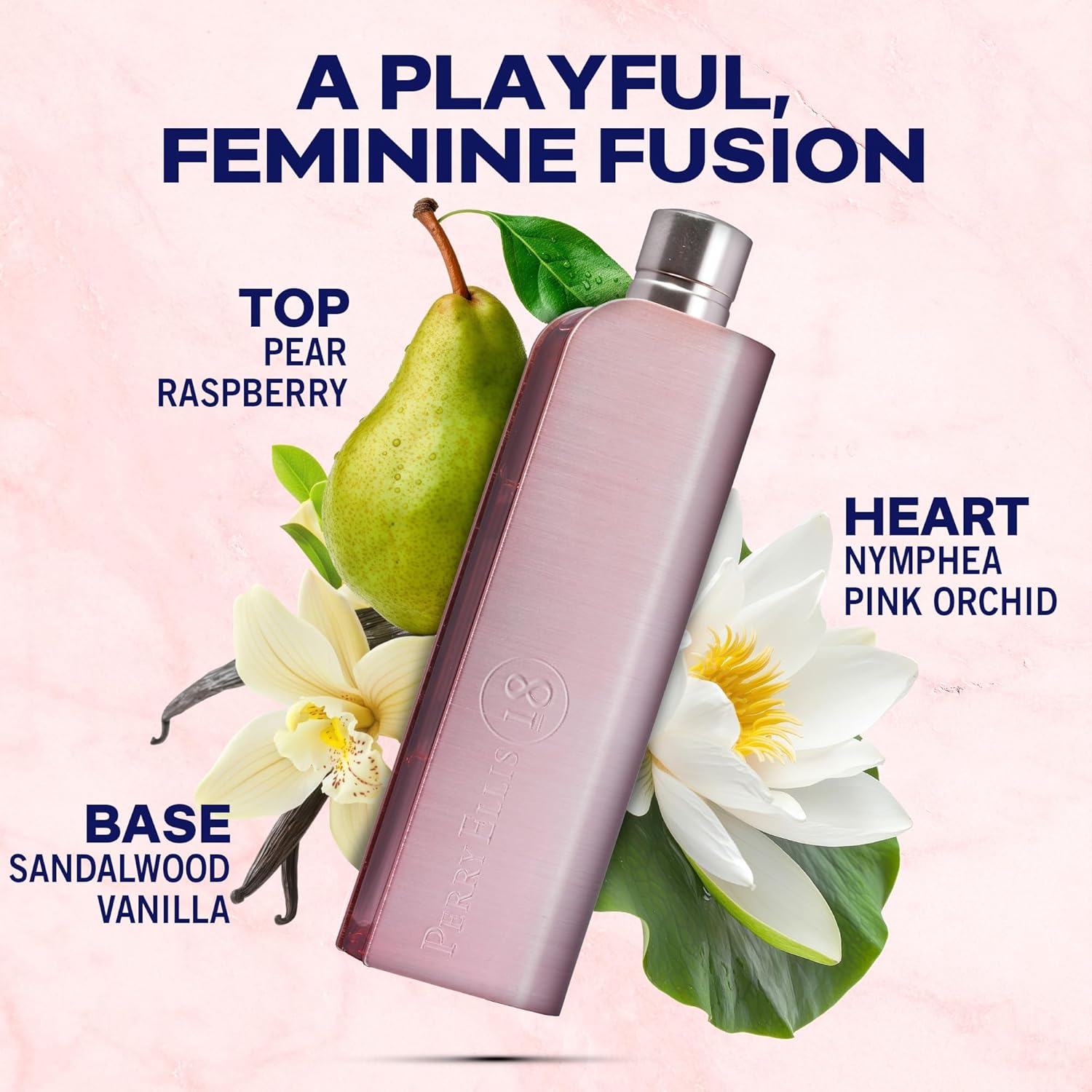 Perry Ellis 18 | Signature Floral & Fresh For Her Luxury Perfume Packaging Detail