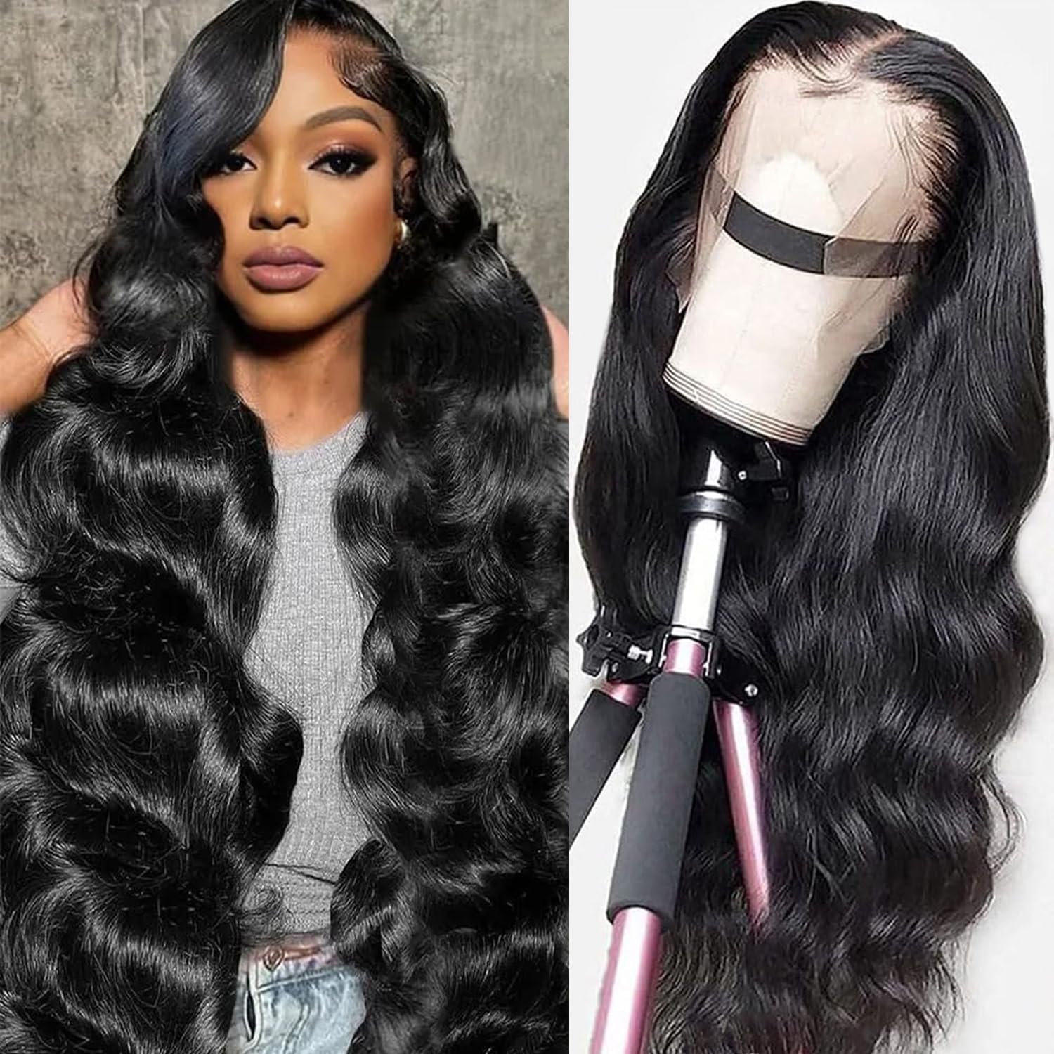 The Douyin Divine | 13x4 HD Lace Body Wave Bob Styling Versatility Side Part View

