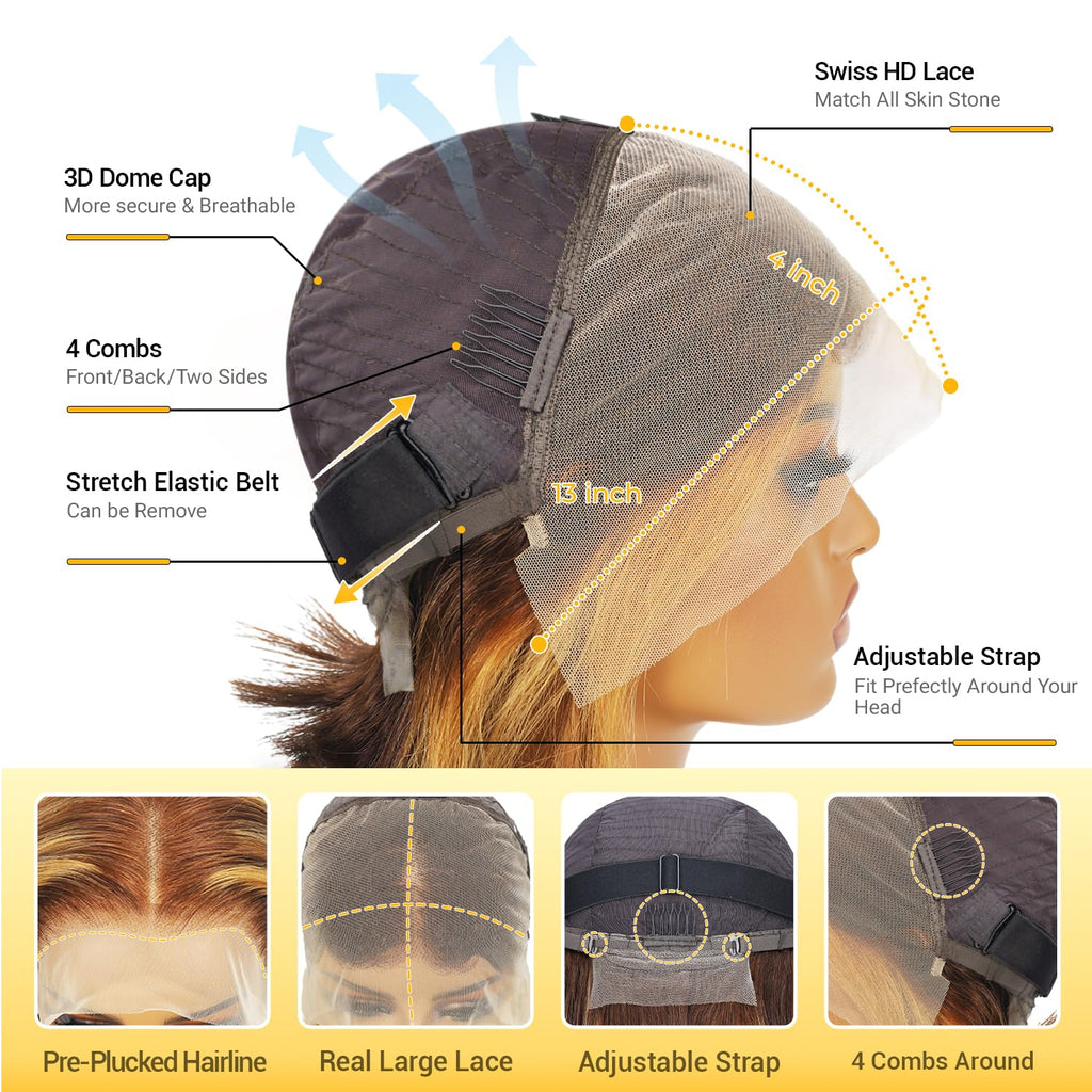 The Sleek Sultress | 180% Density HD Lace Bob