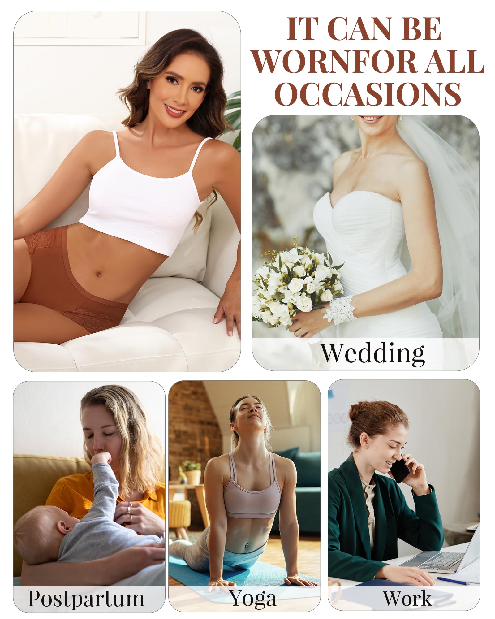 The Everyday Elegance | 6-Piece Cotton &amp; Lace Set