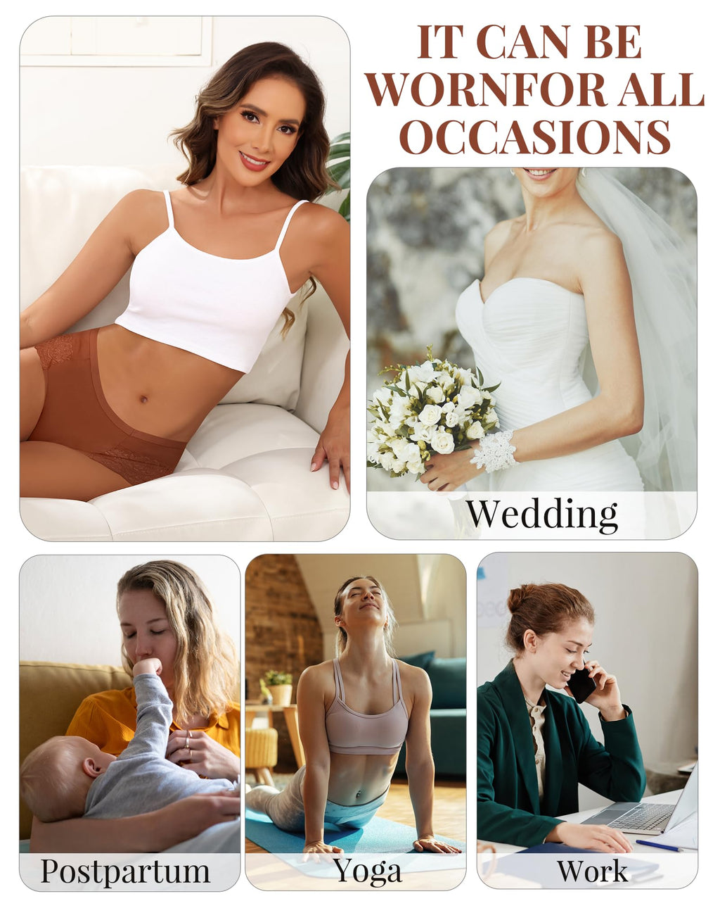 The Everyday Elegance | 6-Piece Cotton &amp; Lace Set