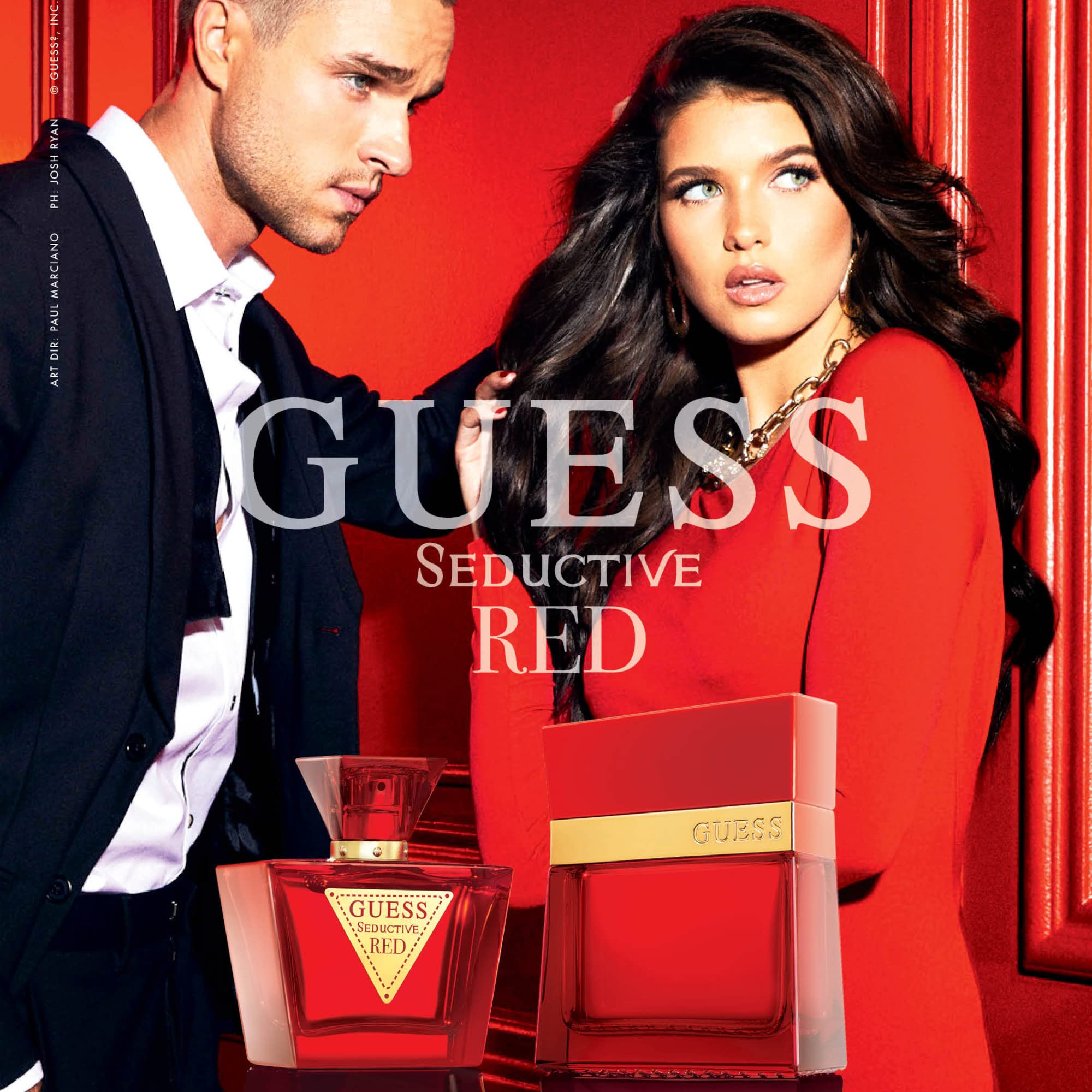 Guess Seductive Red | Eau de Toilette For Her Signature Collection Boutique Shot