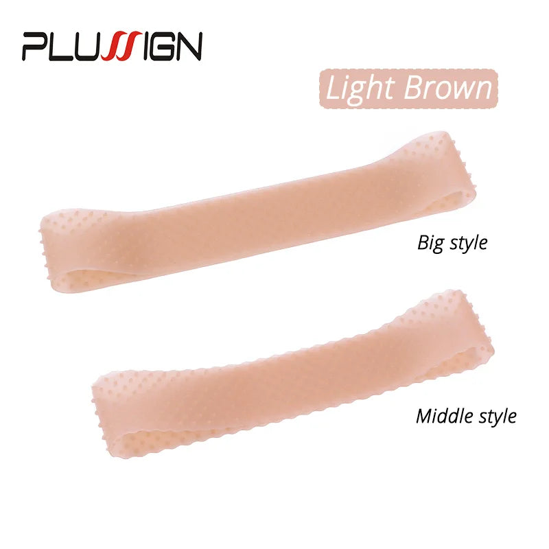 Silicon Wig Band Elastic Wig Grip Brown Transparent Black Headband For Fix Wigs Beige Hair Band Without Gel Or Glue Non Slip