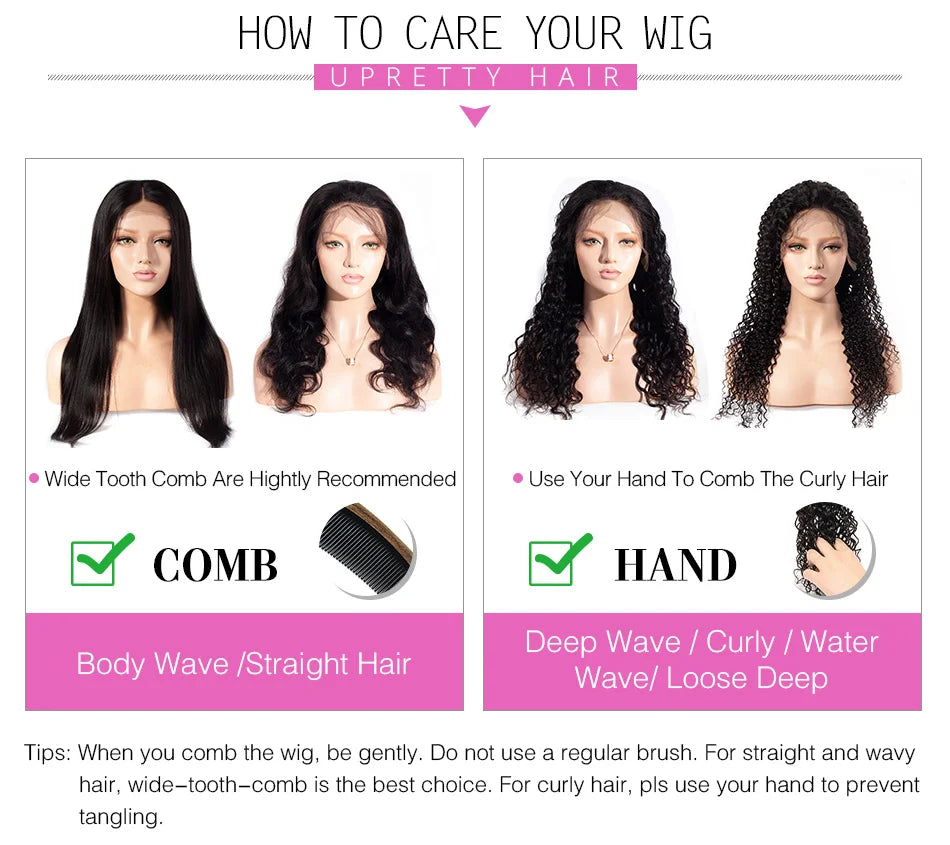 Glueless Full Lace Wigs Natural Wavy Dark Brown Human Hair HD Lace 13x6/360 Wigs With Natural Hairline 5x5 Silk Base Closure Wig