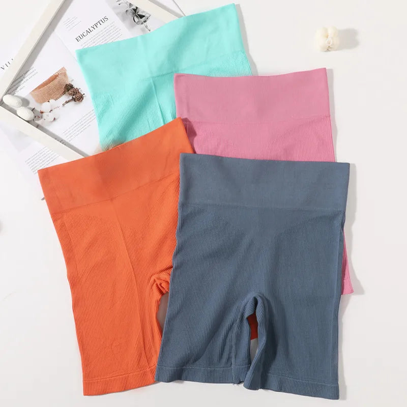 Seamless High Waist Shorts Panties For Women Hip Lift Shorts Safety Pants Fitness Sports Boxer Panty Tummy Control Underwear