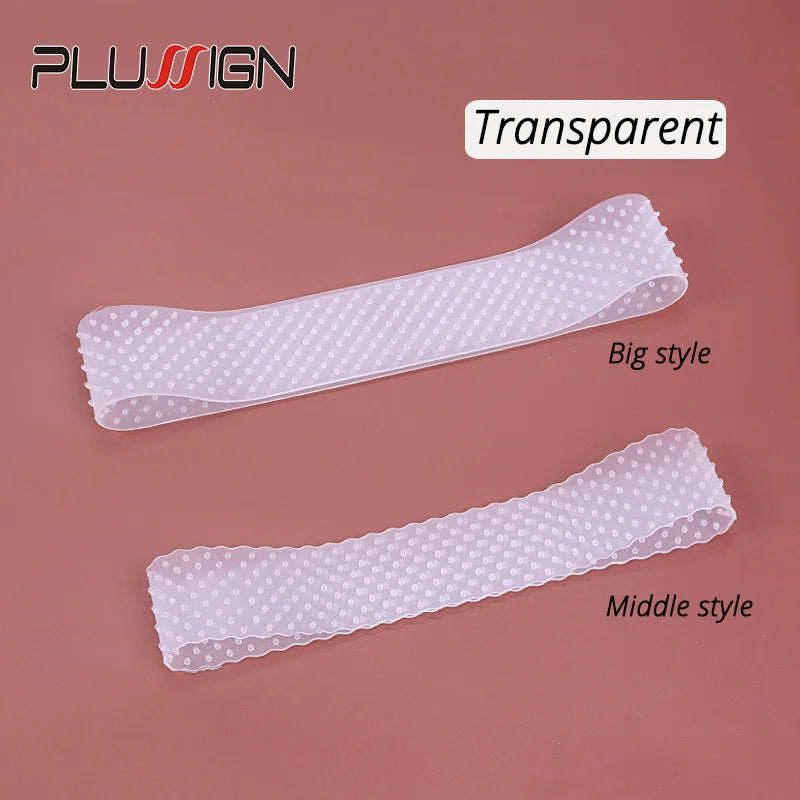 Silicon Wig Band Elastic Wig Grip Brown Transparent Black Headband For Fix Wigs Beige Hair Band Without Gel Or Glue Non Slip