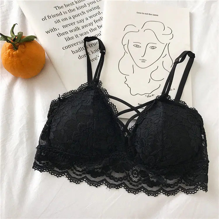 Lace Camis Women Sexy White Camisoles Sleeveless Crop Top Comfort Breathable Outwear Backless Spaghetti Strap Bralette Girl Ins