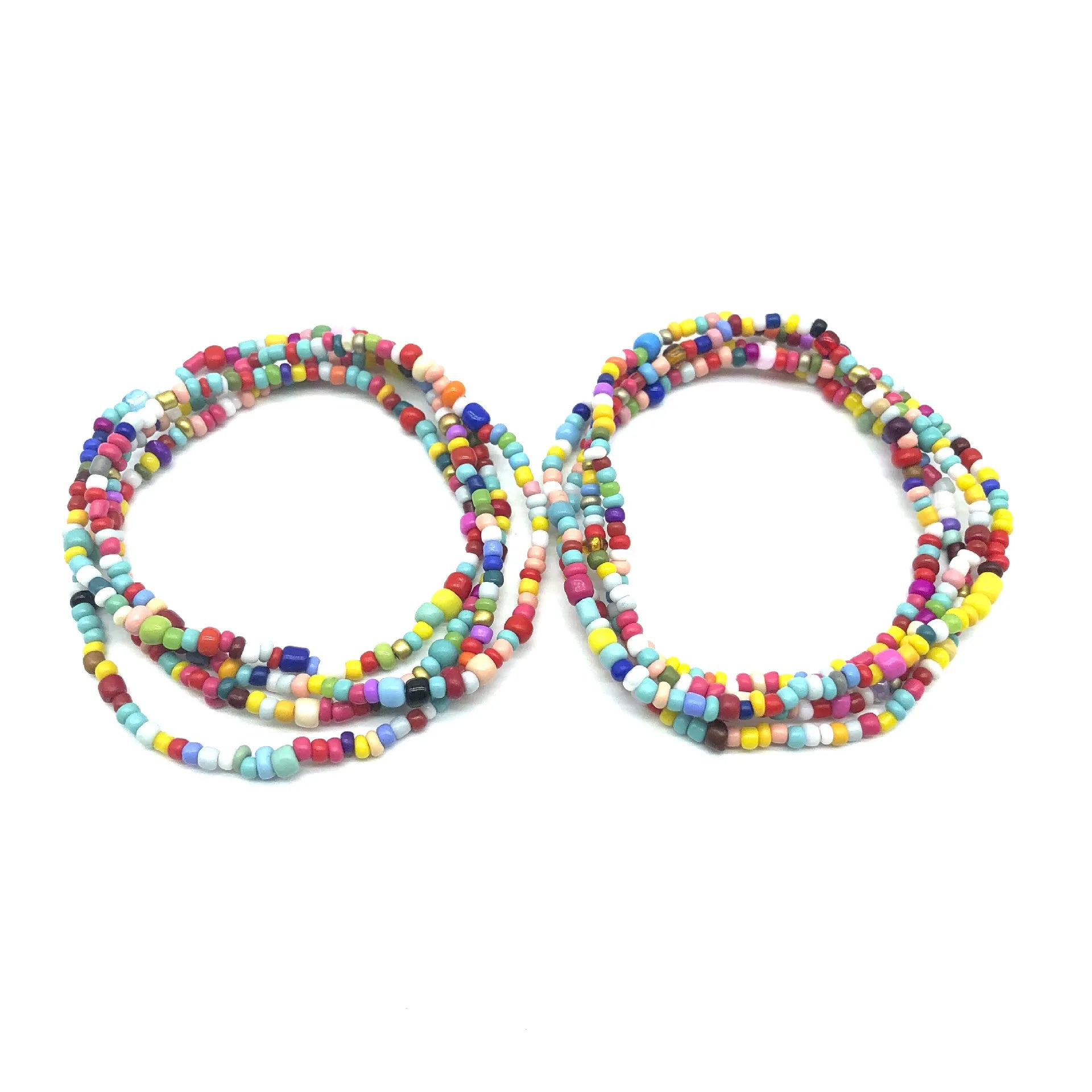 Bohemia Colorful Beaded Elasticity Waist Belly Chain for Women Girl 2023 Fashion Summer Beach Waistband Bikini Beads Jewelry