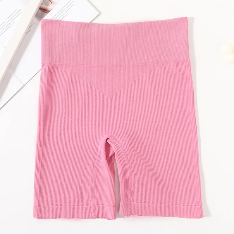 Seamless High Waist Shorts Panties For Women Hip Lift Shorts Safety Pants Fitness Sports Boxer Panty Tummy Control Underwear