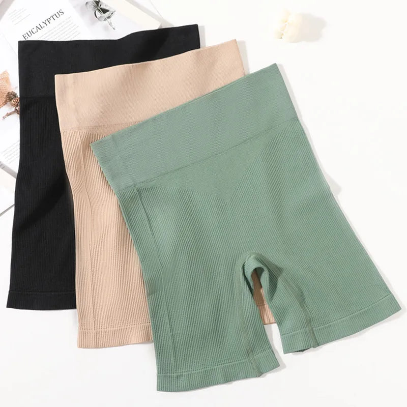 Seamless High Waist Shorts Panties For Women Hip Lift Shorts Safety Pants Fitness Sports Boxer Panty Tummy Control Underwear